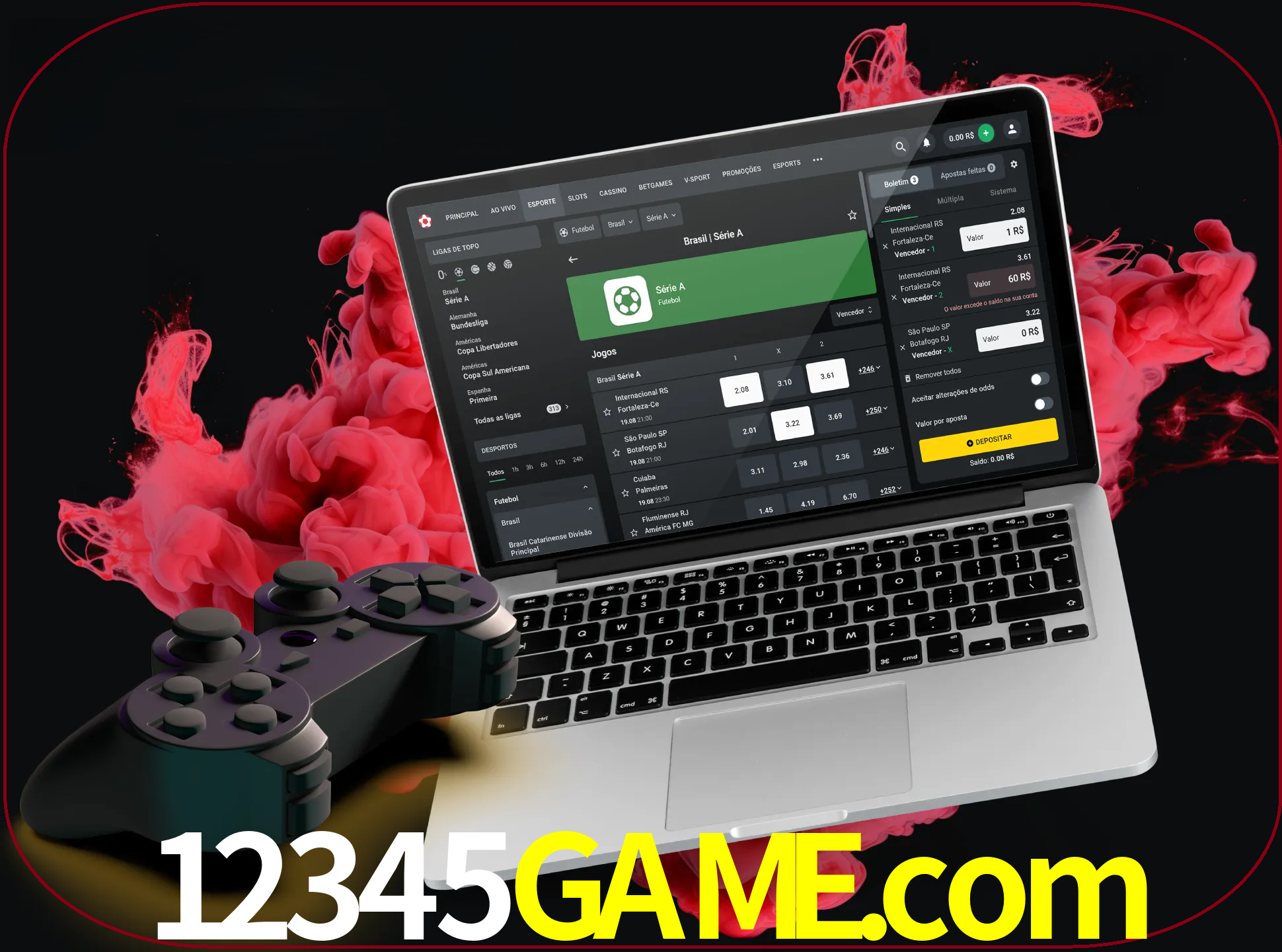 Visite a secção especial de jogos de vídeo em 12345game para descobrir em que jogos pode apostar e ganhar muito dinheiro.