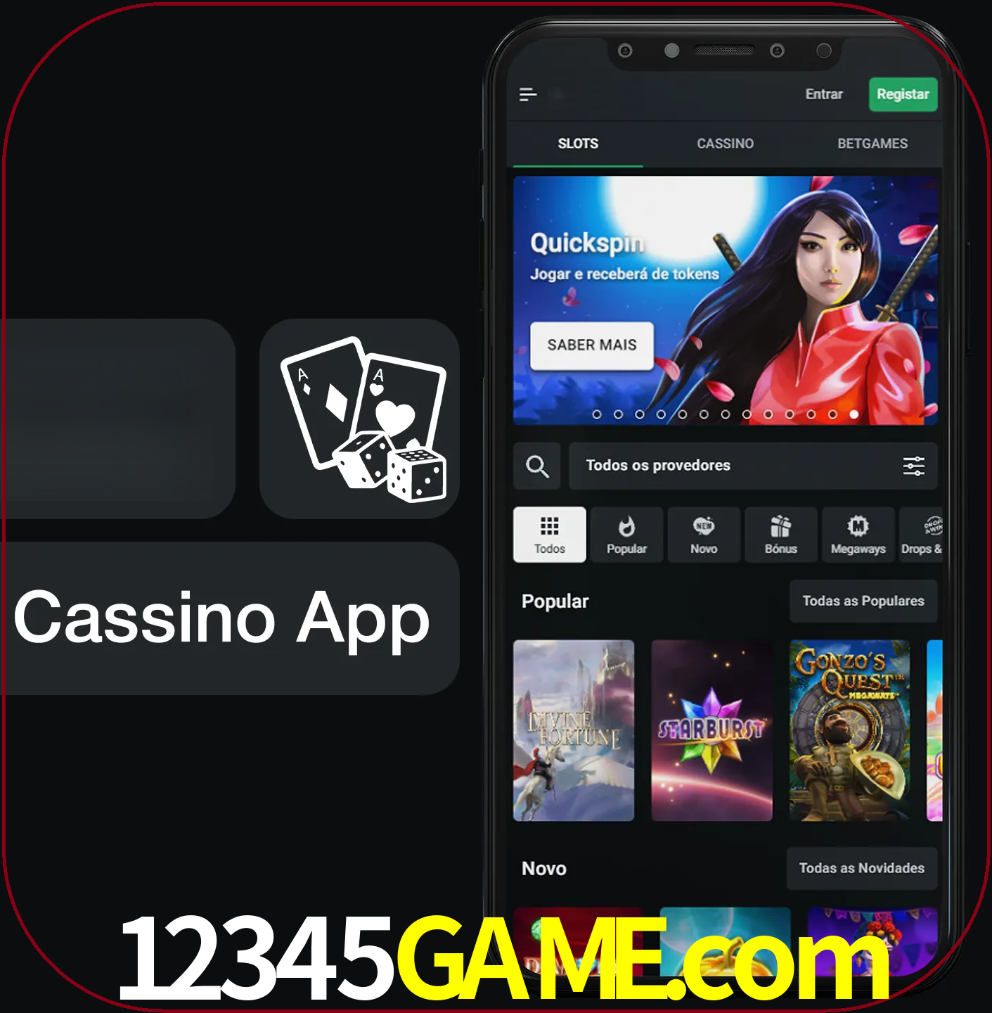 Jogue jogos de cassino e ganhe.