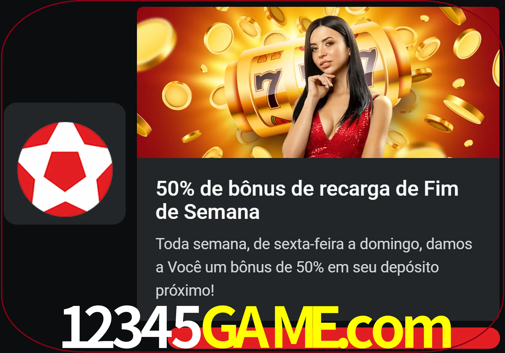 Volte a cada semana para receber novos bônus em dinheiro.