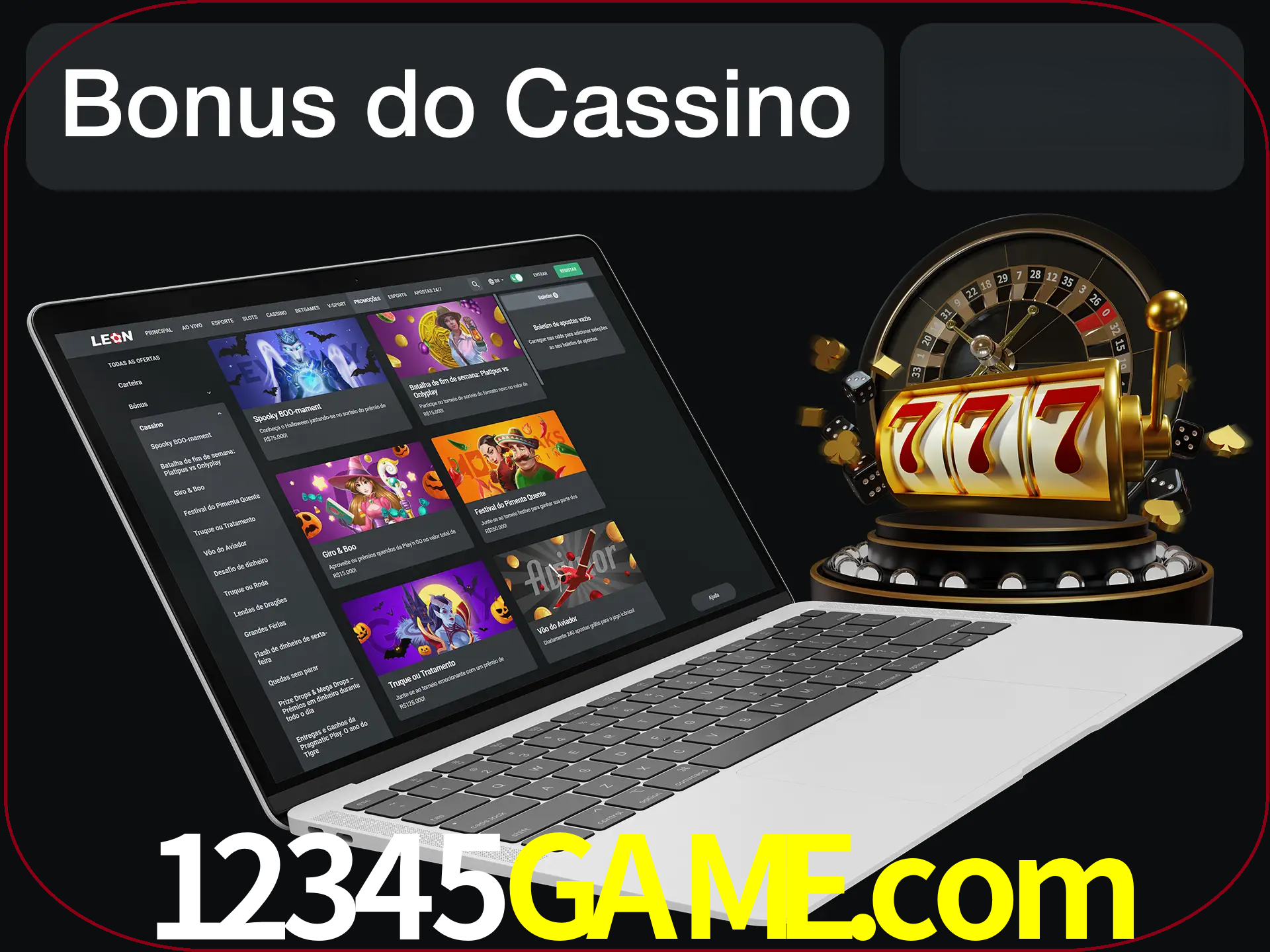 Use o bônus do cassino para começar melhor.