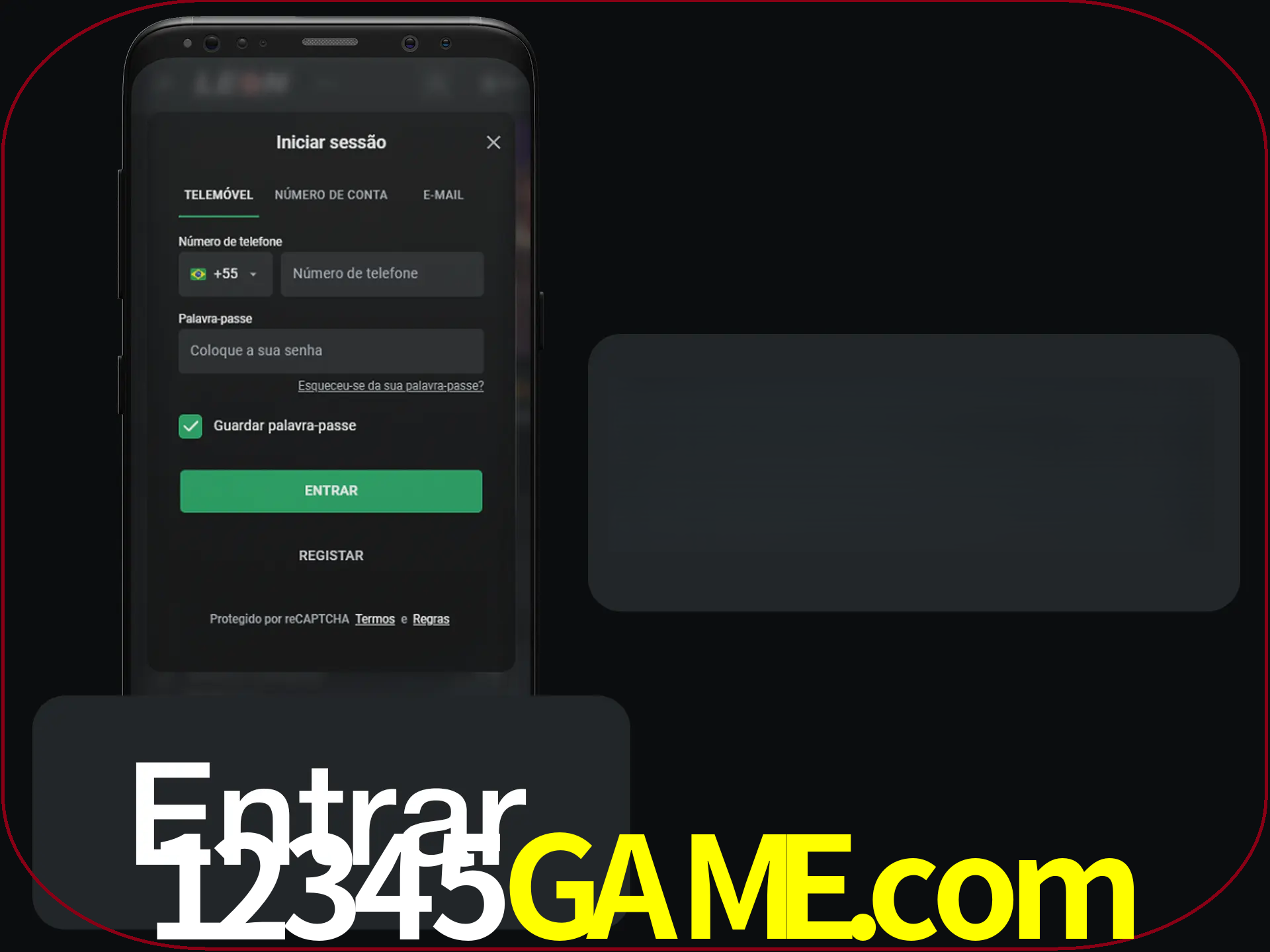 Faça o login para começar a apostar e jogar no cassino.