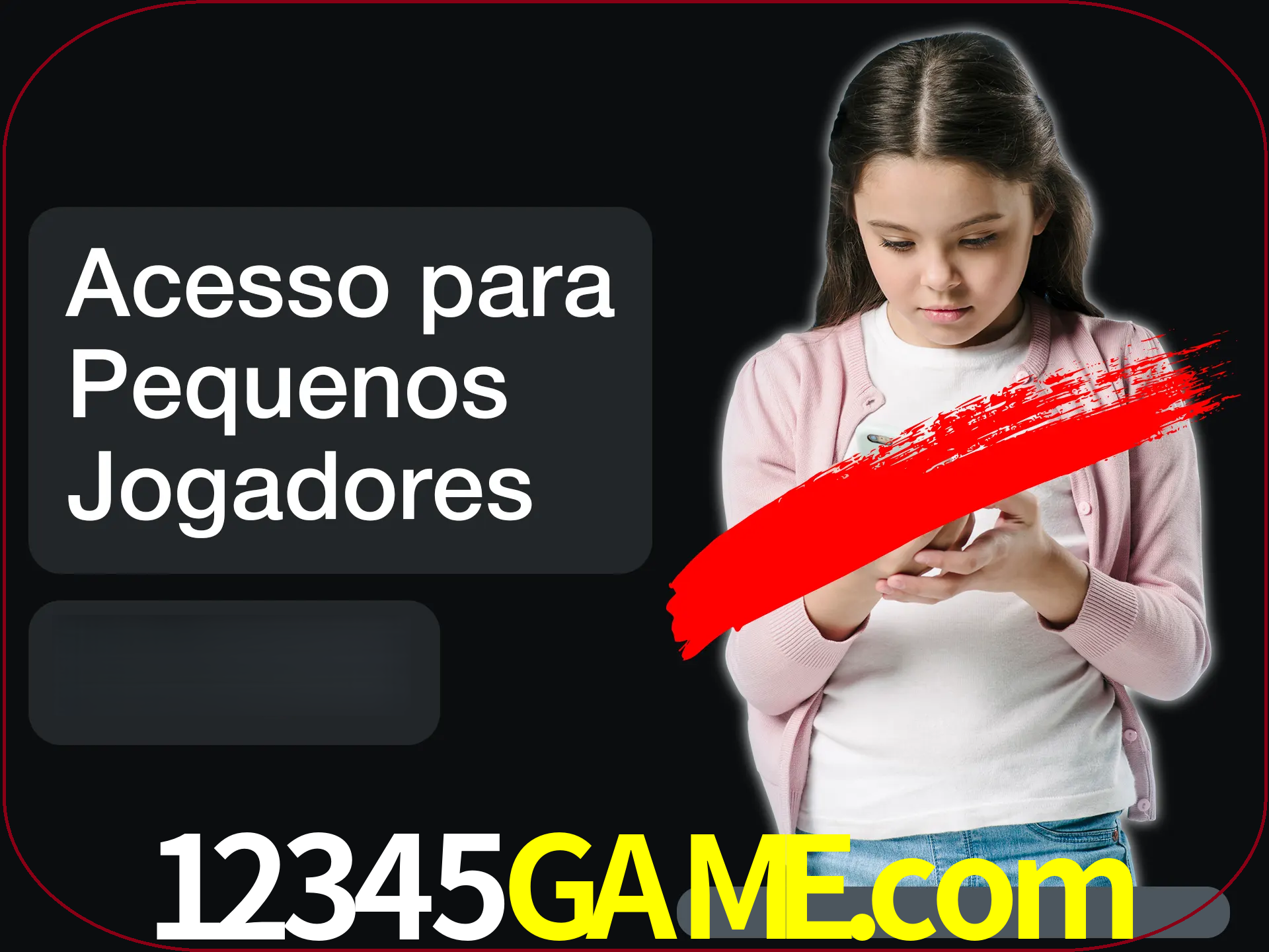 As crianças não podem jogar jogos de cassino.