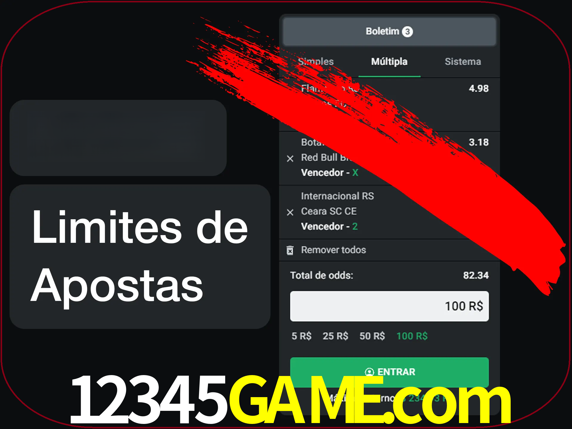 Não faça apostas loucas.
