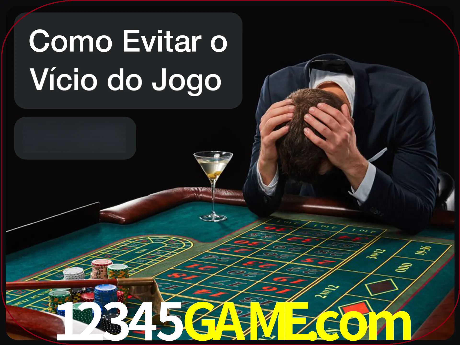 Você é responsável por cada uma de suas apostas.